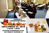 11-22-2018 Community Thanksgiving Dinner @ Frankfort Neighborhood Center-photos