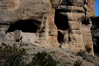 02-03-2015 Gila Cliff Dwellings Silver City, New Mexico - deer turkey lizzards