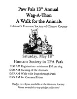 05-18-2013  Paw Pals 13th Annual Wag-A-Thon   (A Walk for the Animals)