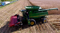 10-25-2016 Hillis Farms Picking Corn, Corn Bales, & Knop Lake