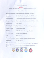 11-11-2014 Frankfort, IN Veterans Day Program